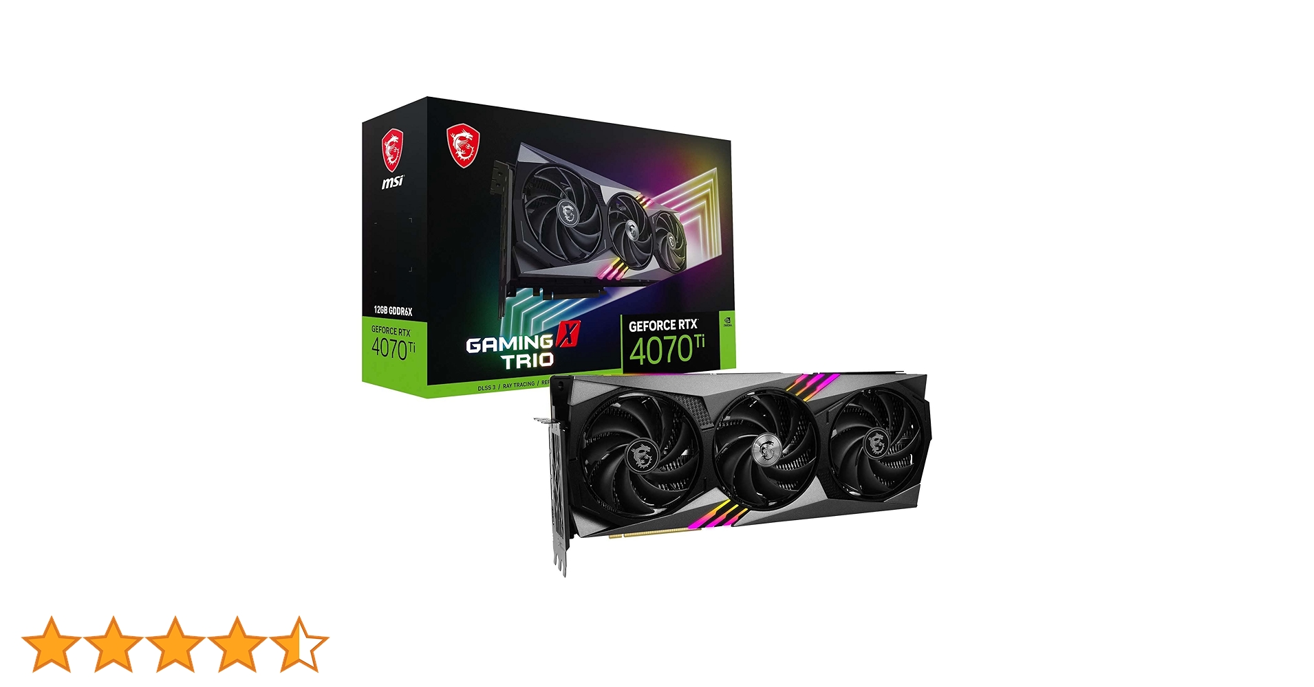 【美品】MSI Geforce RTX4070 GAMING X TRIO MSI GeForce RTX 4080 16GB GAMING X TRIO Graphics Card G408016GXT